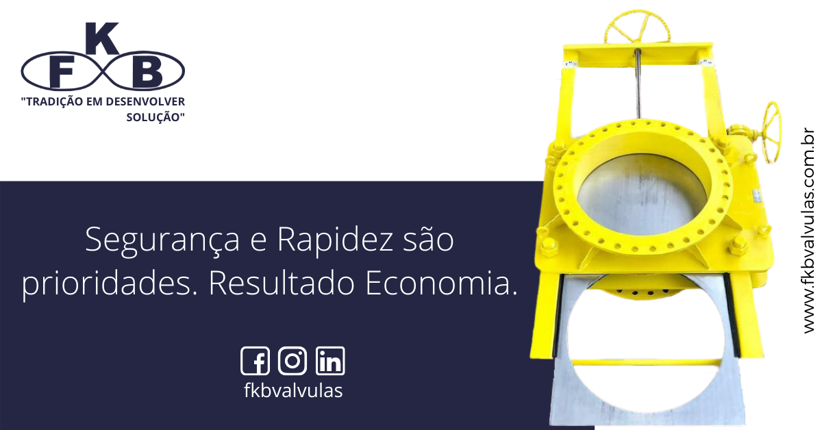 Segurança e Rapidez são prioridades. Resultado Economia.